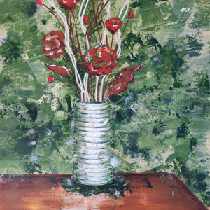 White Vase - Vase series 3 by Karen Osborne