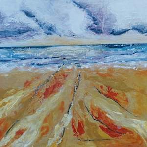 Best time at the beach by KJOsborne Artist  Image: A favourite South Downs beach on a beautiful Summer day