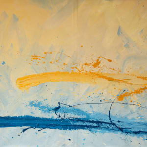 Sun Chases Waves by Aimee J Mattila