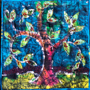 Tree of Life: Batik Tree by Kristy Moeller Ottinger