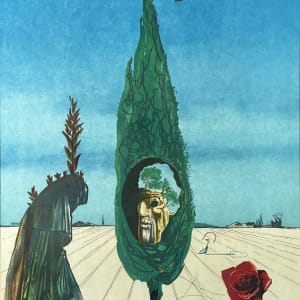 Enigma of the Rose by Salvador Dalí
