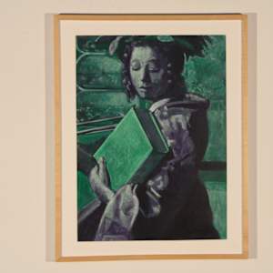 Chromatic Vermeer (Set of Six Paintings) by George Deem (American, 1932-2008) 