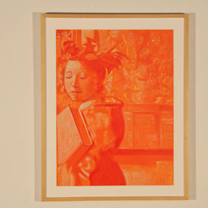 Chromatic Vermeer (Set of Six Paintings) by George Deem (American, 1932-2008) 