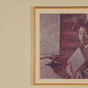 Chromatic Vermeer (Set of Six Paintings) by George Deem (American, 1932-2008) 