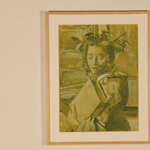 Chromatic Vermeer (Set of Six Paintings) by George Deem (American, 1932-2008) 