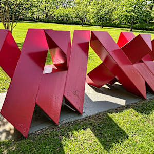 Double X by Peter Forakis (American, 1927-2009) 