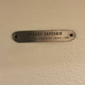 Presidential Purchase Award (1991) by Arkady Saposnik 