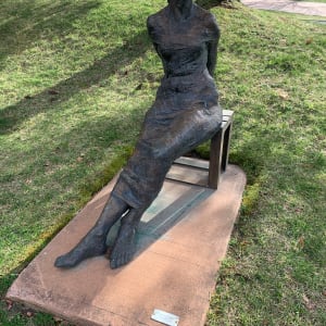 Seated Woman, from Women in the Sun by Leonda Froelich Finke (American, 1922-2017)