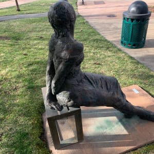 Seated Woman, from Women in the Sun by Leonda Froelich Finke (American, 1922-2017) 