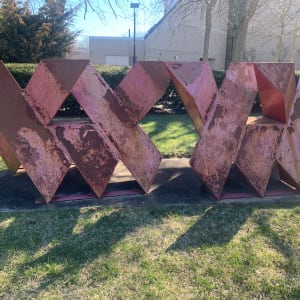 Double X by Peter Forakis (American, 1927-2009) 