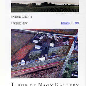 Illinois Flatscape #35 by Harold Laurence Gregor (American, 1929-2018)  Image: Advertisement, Art in America (February 1989).