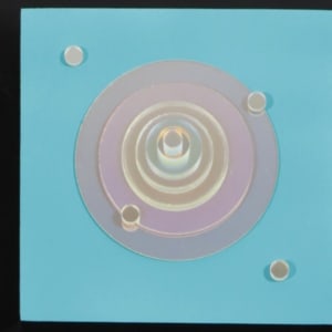 Untitled by Chris Jeffery  Image: Chips on top row squares (Right and left most squares)
