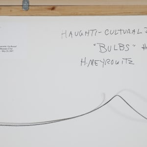 Up-Rooted #4 by Helen Meyrowitz  Image: Writing on back.