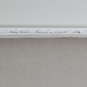 Portrait as Palomino by Haley Hasler  Image: Writing on back