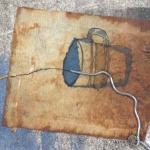 Monoprint Collage by Ruby Silvious  Image: Close up