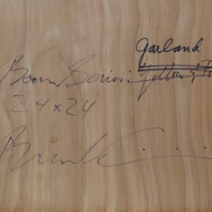 Garland by Brenda Cirioni  Image: Signature and writing on back.