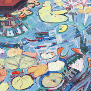 Into the Pond II by Nan Hass Feldman