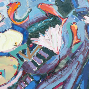 Into the Pond II by Nan Hass Feldman  Image: Signature