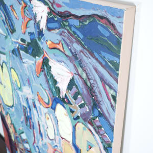 Into the Pond II by Nan Hass Feldman  Image: Bottom right corner