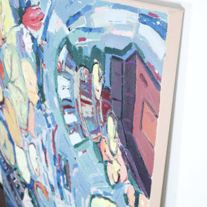 Into the Pond II by Nan Hass Feldman  Image: Top left corner