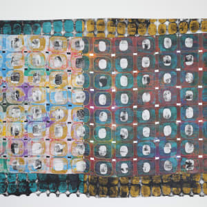 Technicolor Fence Patterns #4 by Jeanne Williamson Ostroff  Image: Front