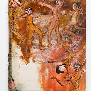 Dancing Figures (12 canvases) by Rumiko "Rumi"  Tsuda Estate, Image 4.