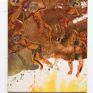 Dancing Figures (12 canvases) by Rumiko "Rumi"  Tsuda Estate, Image 5.