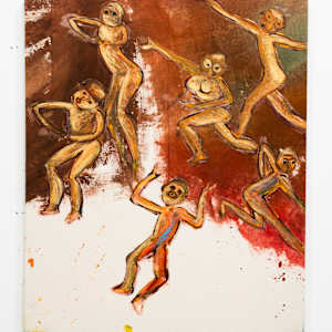 Dancing Figures (12 canvases) by Rumiko "Rumi"  Tsuda Estate, Image 6.