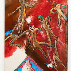Dancing Figures (12 canvases) by Rumiko "Rumi"  Tsuda Estate, Image 7.