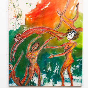 Dancing Figures (12 canvases) by Rumiko "Rumi"  Tsuda Estate, Image 10.