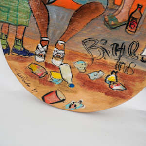 Skateboard Deck - July 4th Weekend Williamsburg by Rumiko "Rumi"  Tsuda Estate, Image 3.