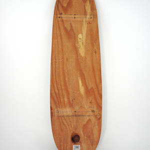 Skateboard Deck - "Horse Bride" by Rumi Tsuda Estate  Image: Inventory number located on back. 