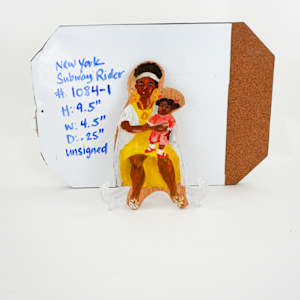 New York Subway Rider from "Manhattan Peace Shrine With 108 Subway Riders" by Rumiko "Rumi"  Tsuda Estate, Image 1.