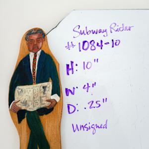 New York Subway Rider from "Manhattan Peace Shrine With 108 Subway Riders" by Rumiko "Rumi"  Tsuda Estate, Image 1.