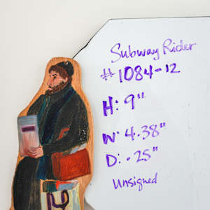 New York Subway Rider from "Manhattan Peace Shrine With 108 Subway Riders" by Rumiko "Rumi"  Tsuda Estate, Image 1.