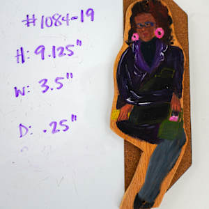 New York Subway Rider from "Manhattan Peace Shrine With 108 Subway Riders" by Rumiko "Rumi"  Tsuda Estate, Image 1.