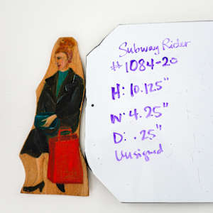 New York Subway Rider from "Manhattan Peace Shrine With 108 Subway Riders" by Rumiko "Rumi"  Tsuda Estate, Image 1.