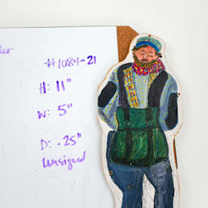 New York Subway Rider from "Manhattan Peace Shrine With 108 Subway Riders" by Rumiko "Rumi"  Tsuda Estate, Image 1.