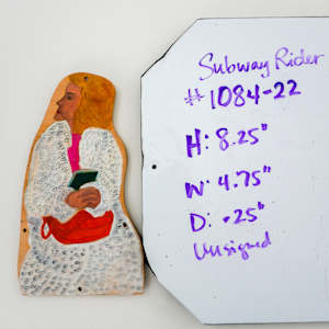New York Subway Rider from "Manhattan Peace Shrine With 108 Subway Riders" by Rumiko "Rumi"  Tsuda Estate, Image 1.