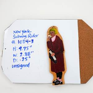 New York Subway Rider from "Manhattan Peace Shrine With 108 Subway Riders" by Rumiko "Rumi"  Tsuda Estate, Image 1.