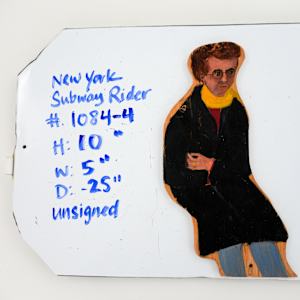 New York Subway Rider from "Manhattan Peace Shrine With 108 Subway Riders" by Rumiko "Rumi"  Tsuda Estate, Image 1.