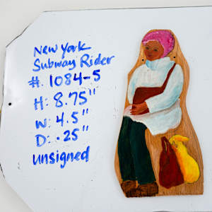 New York Subway Rider from "Manhattan Peace Shrine With 108 Subway Riders" by Rumiko "Rumi"  Tsuda Estate, Image 1.