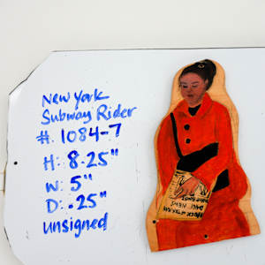 New York Subway Rider from "Manhattan Peace Shrine With 108 Subway Riders" by Rumiko "Rumi"  Tsuda Estate, Image 1.
