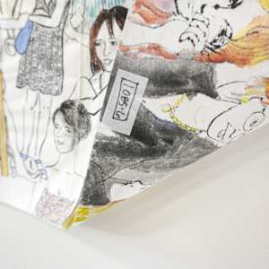 1085-6 Drawing of Marina Abramovic "The Artist Is Present" by Rumiko "Rumi"  Tsuda Estate, Image 2.