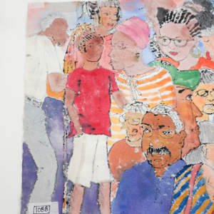 1088 - President Obama & NYC Museum Visitors by Rumiko "Rumi"  Tsuda Estate, Image 2.