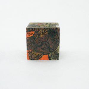Hand Painted Wood Block by Rumiko "Rumi"  Tsuda Estate, Image 3.