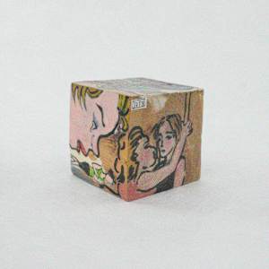 Hand Painted Wood Block by Rumiko "Rumi"  Tsuda Estate, Image 3.