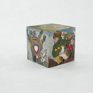 Hand Painted Wood Block by Rumiko "Rumi"  Tsuda Estate, Image 8.