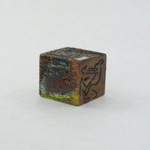 Hand Painted Wood Block by Rumiko "Rumi"  Tsuda Estate, Image 5.