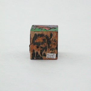 Hand Painted Wood Block by Rumiko "Rumi"  Tsuda Estate, Image 2.